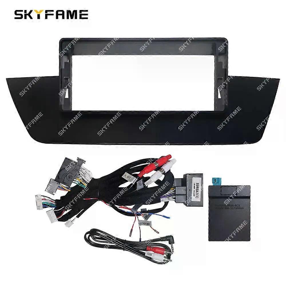 Applies to Car Frame Fascia Adapter Canbus Box Decoder Android Radio Dash Fitting Panel Kit For BMW X1 E84