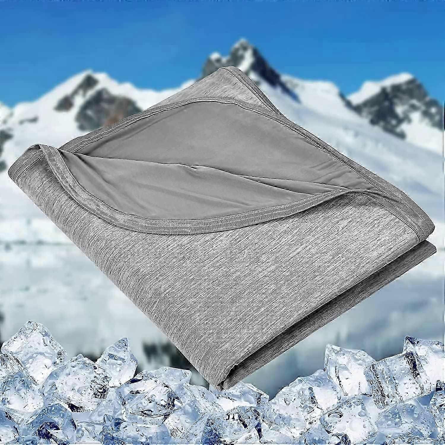 Cooling Blanket for Night Sweats Cool Throw Blanket with Japanese Arc-chill Q-max>045 Double-sided C