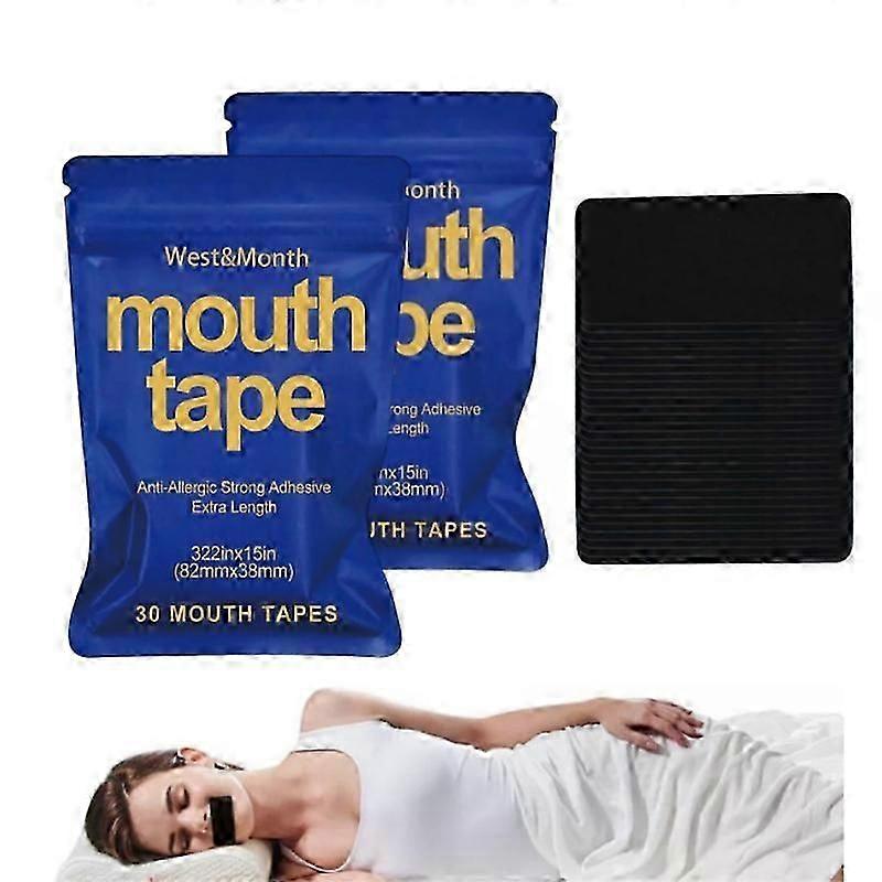 30/60/90pcs Strip Mouth Tape Advanced Gentle For Better Nose Improved Breathing-effect