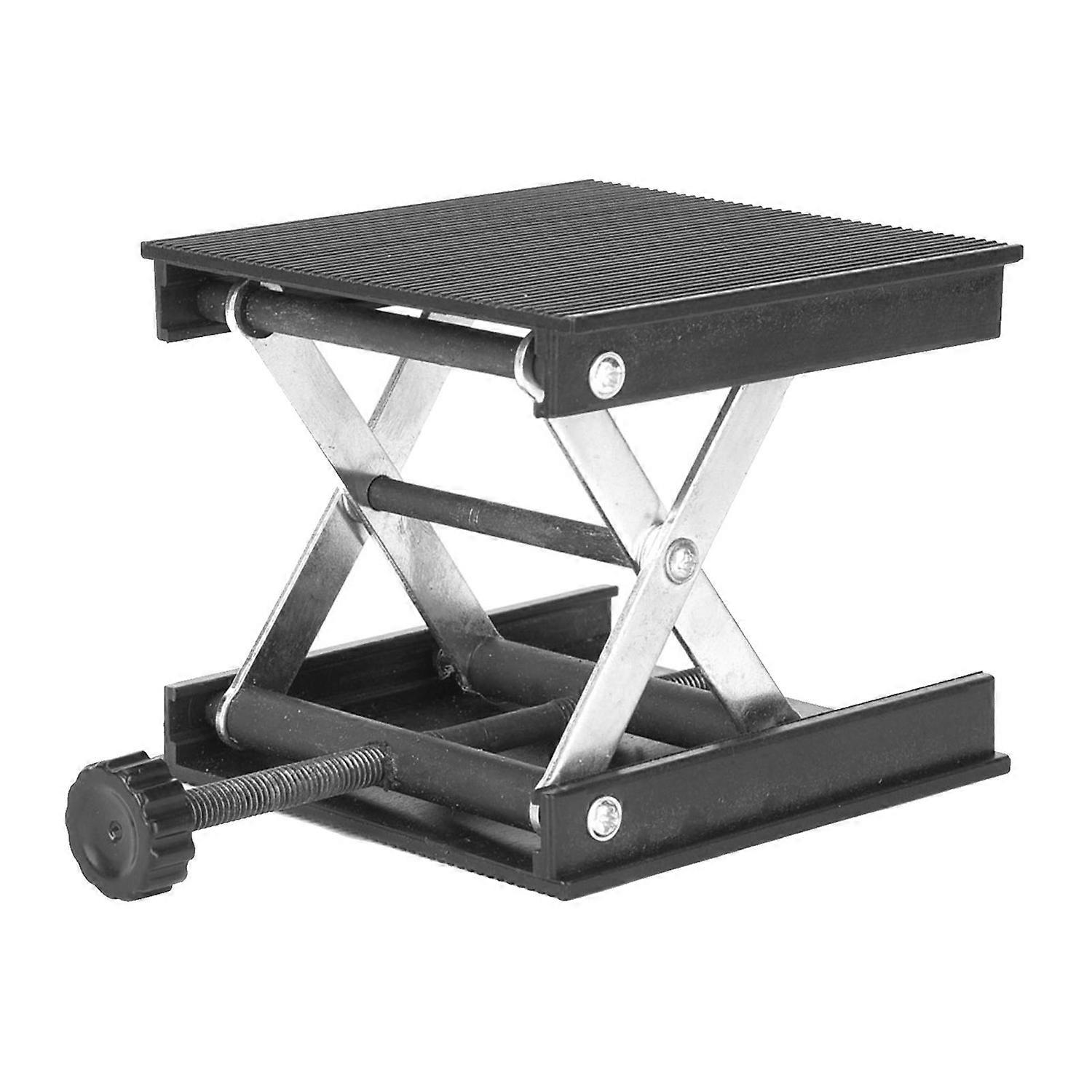 Plastic Plate & Metal Bracket Lifting Platform Stand Rack for Level / Laboratory 90 X 90mm