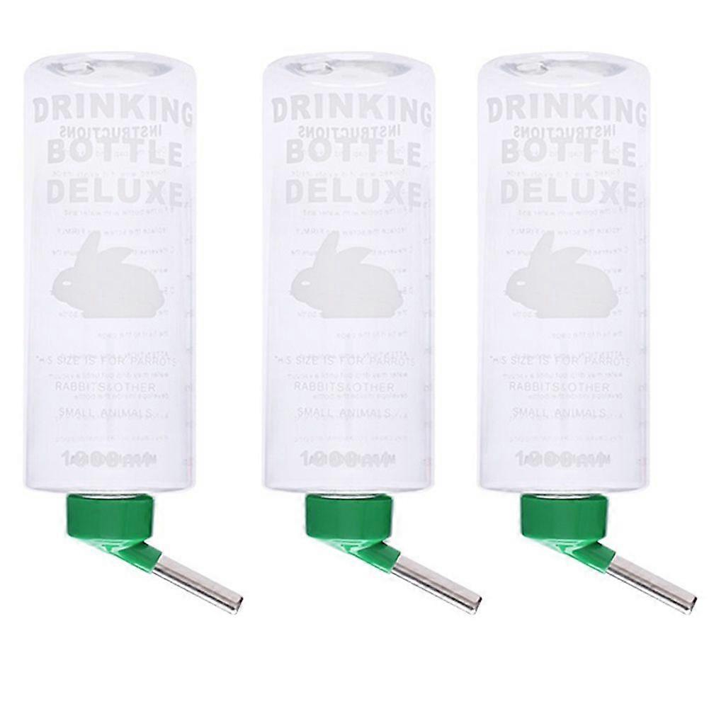 1000ml Small Animal Drinking Fountain Automatic Drinking Water Hanging Water Bottle Suitable for Gu