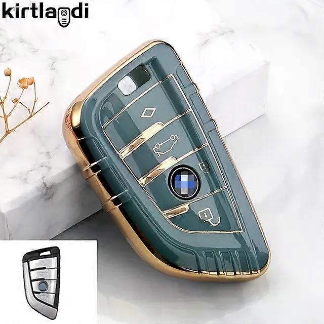 TPU Remote Car Key Case Cover Fob Keyring For  F30 F11 X3 F25 Serie 1 E39 X4 G20 X5 G05 F40 X6 F44 216 X1 G30 320i 3/4 Button