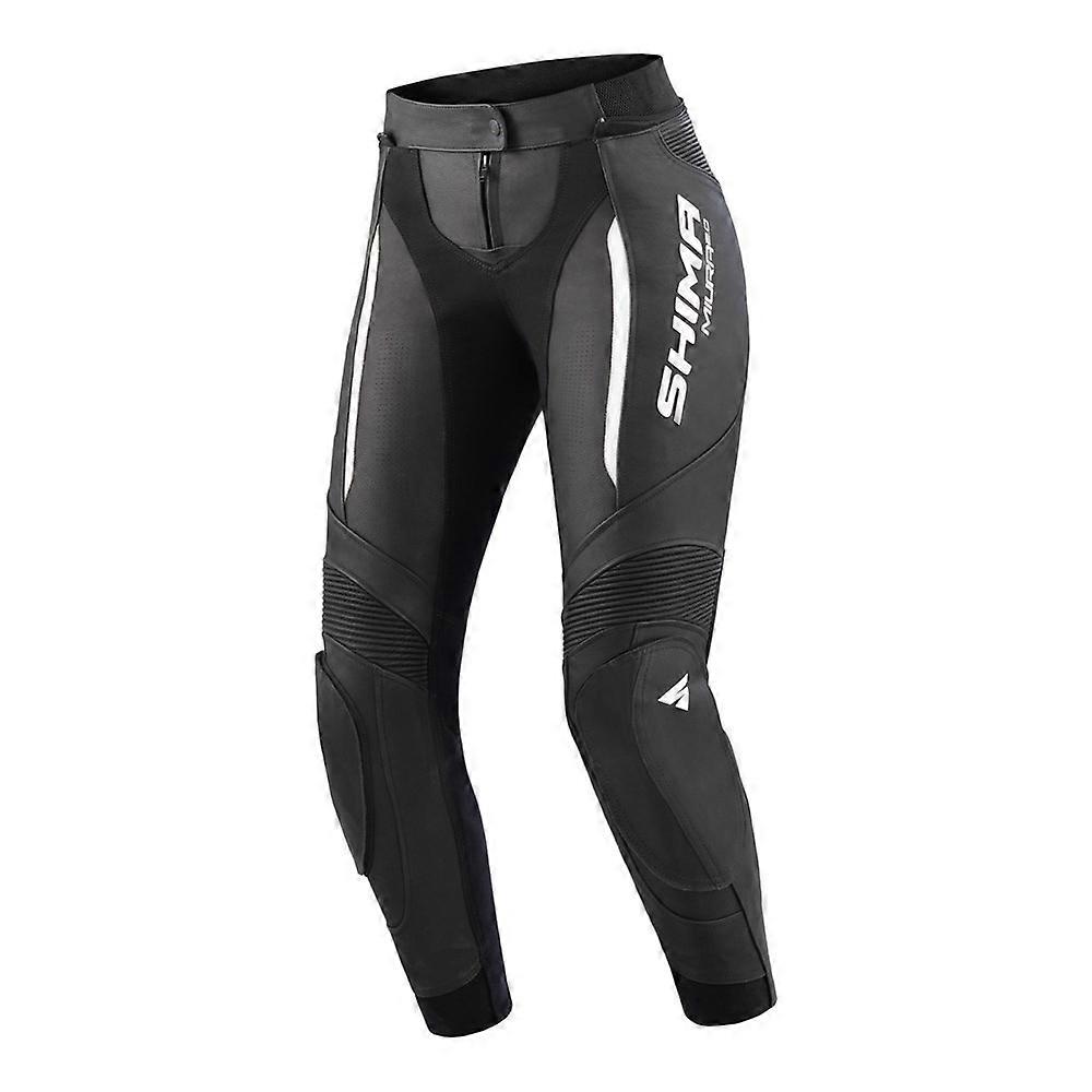Shima Miura 20 MIURA20PANTSBLKWHT摩托车 全年 女子