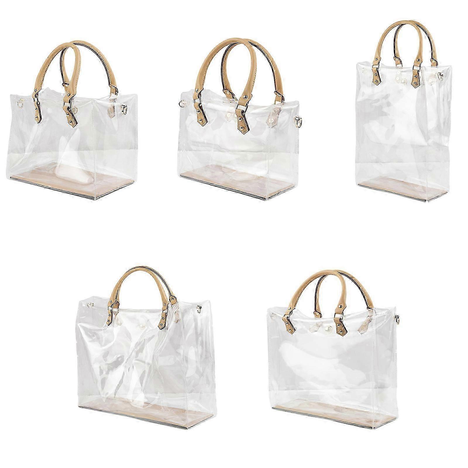 1 قطعة PVC حقيبة يد ماكينة كيت DIY واضحة حقيبة هدية أزياء حقيبة حمل السفر -ZY