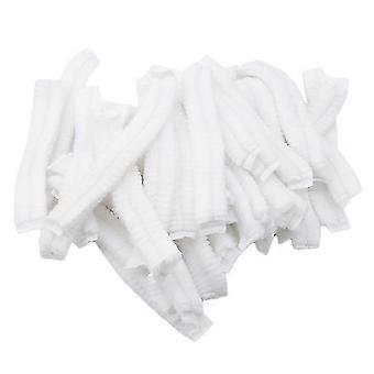 100 stks/pak Covers Net Bouffant Stofdicht Anti Stofkappen Ademend Douchebad wit