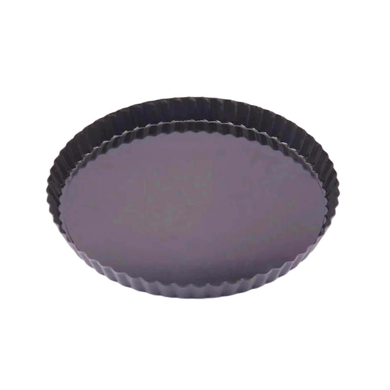 Nonstick Heavy Duty Tart Pans With Removable Bottom Pie Pans Loose Bottom Quiches Pans for Bakings Pizza Mousses Cake 8 inches