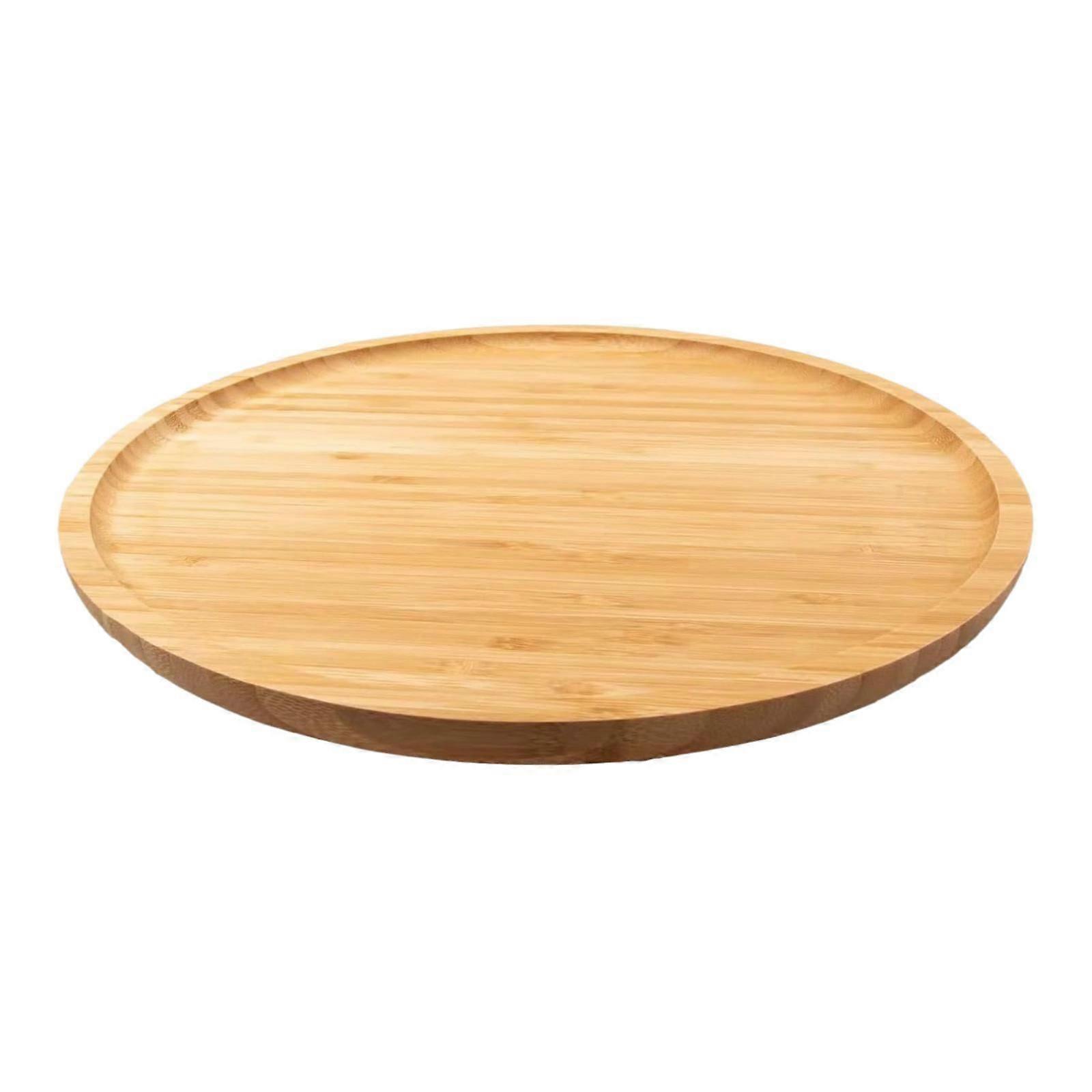 Round Serving Tray Dining Easy to Use Fruit Tray for Countertop Kitchen Home