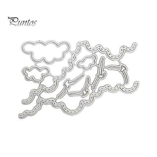 Cloud Bird Metal Cutting Dies DIY Scrapbook Paper Cards Album Decor Stencil Mold