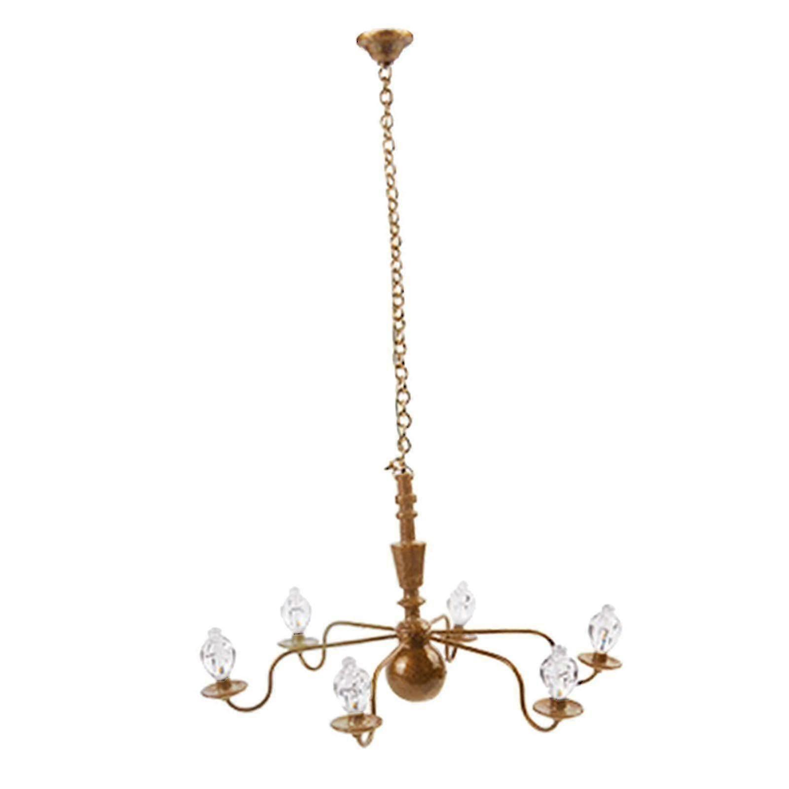 1/87 Ho Scale Ceiling Chandelier Building Material 7.8cm