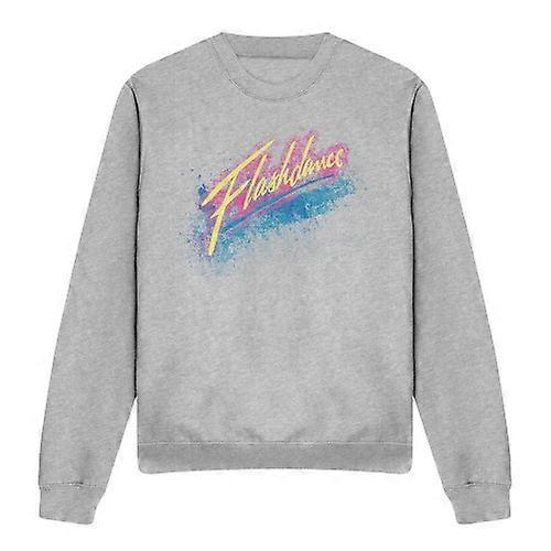 Flashdance Unisex Voksen Spray Logo Genser