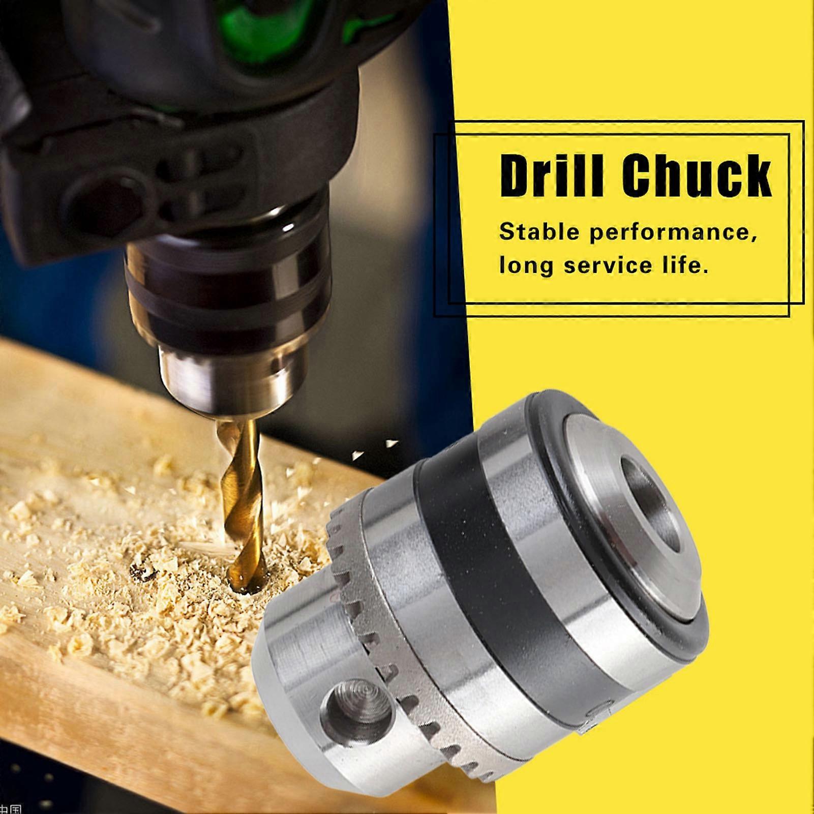 0.6‑6.5mm Mini Key Type Drill Chuck with Chuck Key for Electric Power Drill (B10)