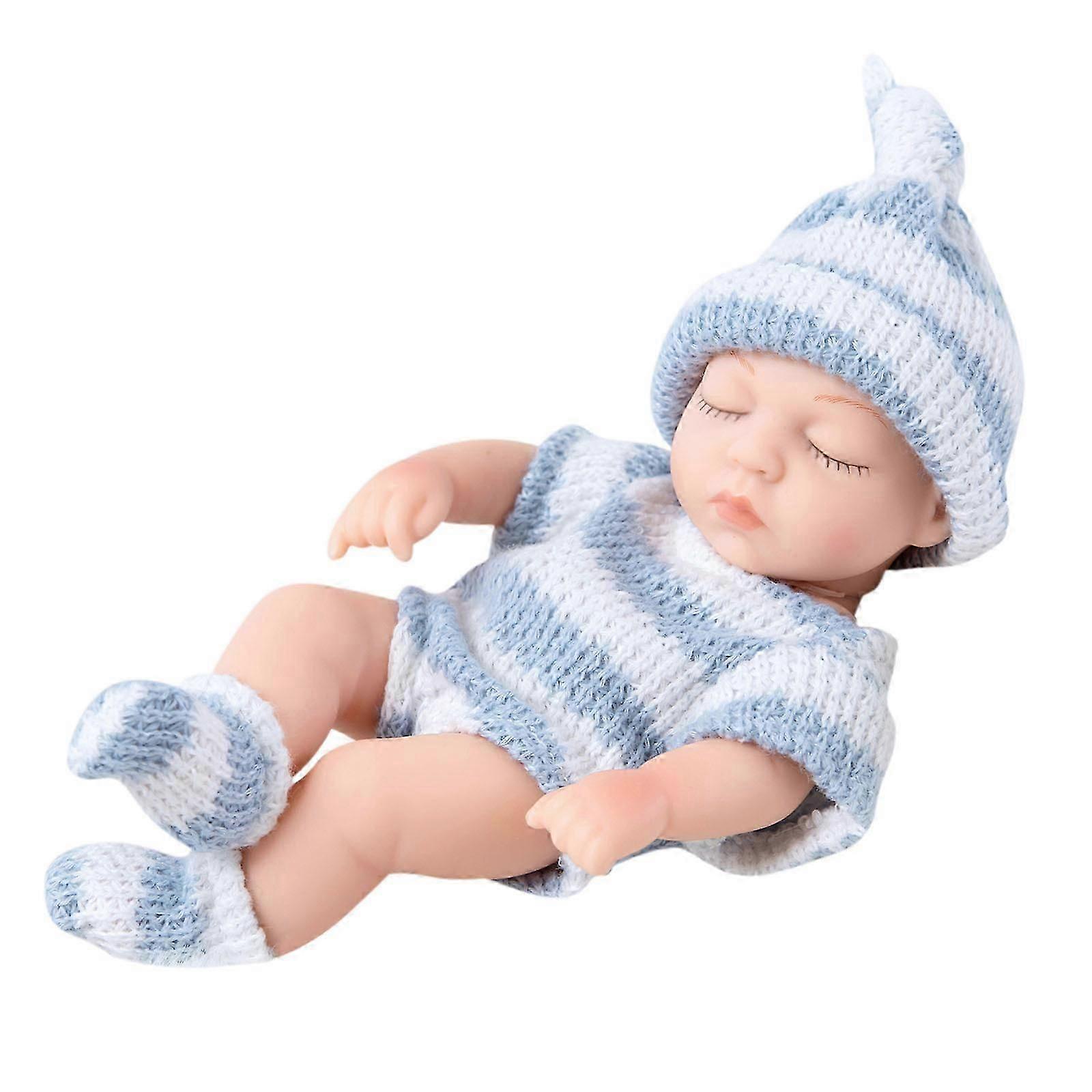 Mini Yumuşak Gerçekçi Oyuncak Bebek 18cm