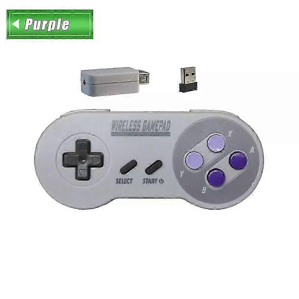 New 2.4ghz Wireless Gamepad Controller For Super Nintendo Nes Snes Classic Mini Wireless Console Controller Joystick Game