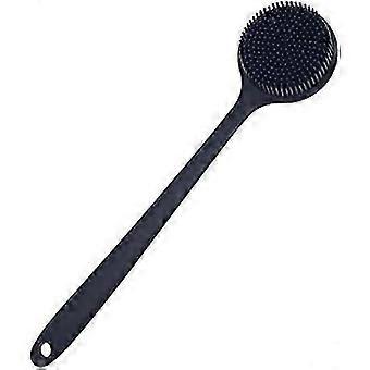 Back Scrubber for Shower Soft Silicone Bath Body Brush with Long Handle-Yvan