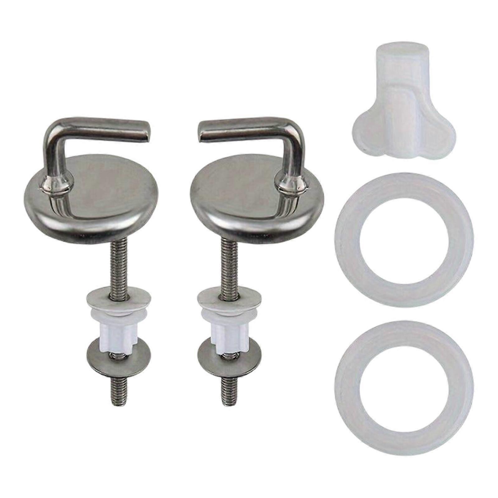 Toilet Seat Lid Hinges Sturdy Mounting Fixed Joint for Bathrooms Home
