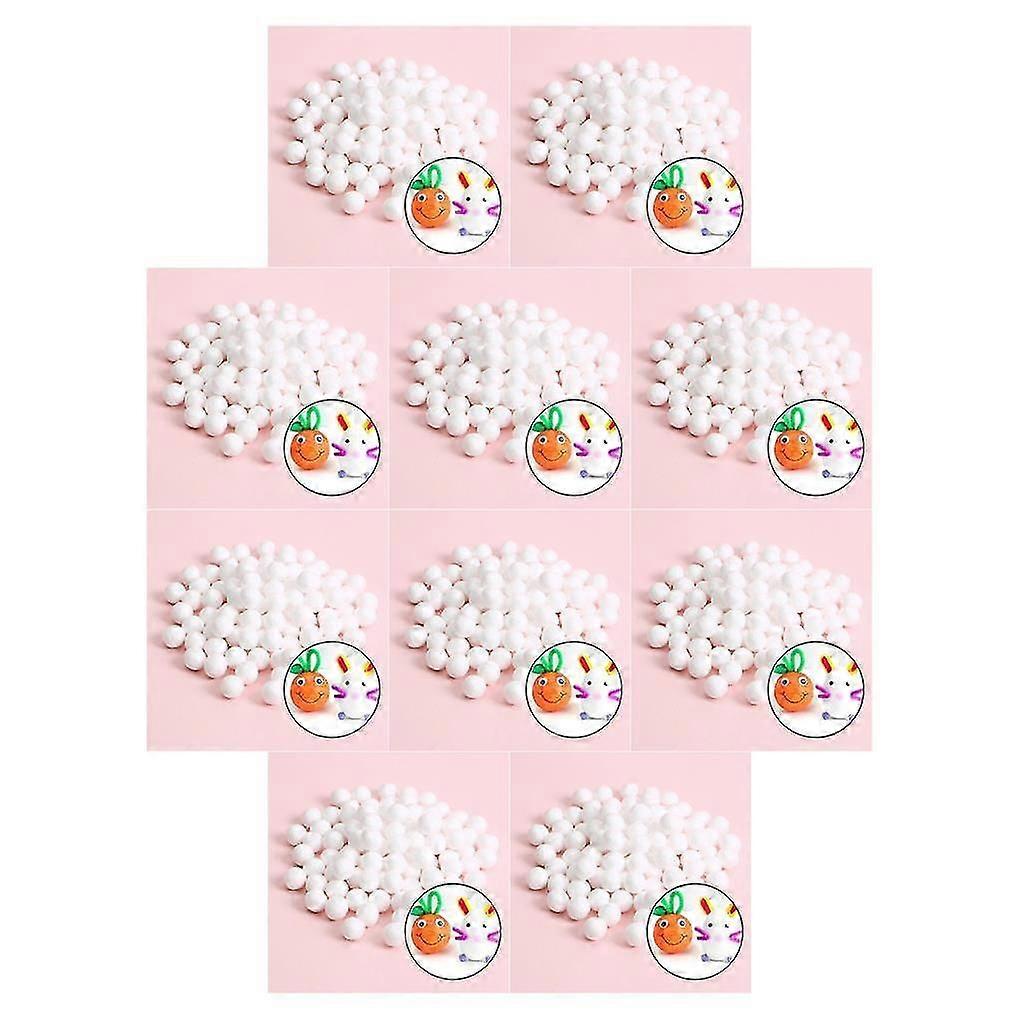 1/10/20 12cm Afmeting Wit High-density Foam Ball