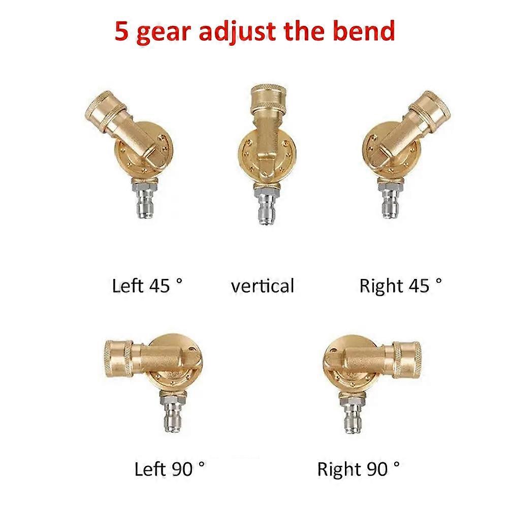 4000 PSI Pressure Washer Rotating Turbo Nozzle Quick Connector Nozzle 7 Color 1/4 Union Nozzle 5 Gea