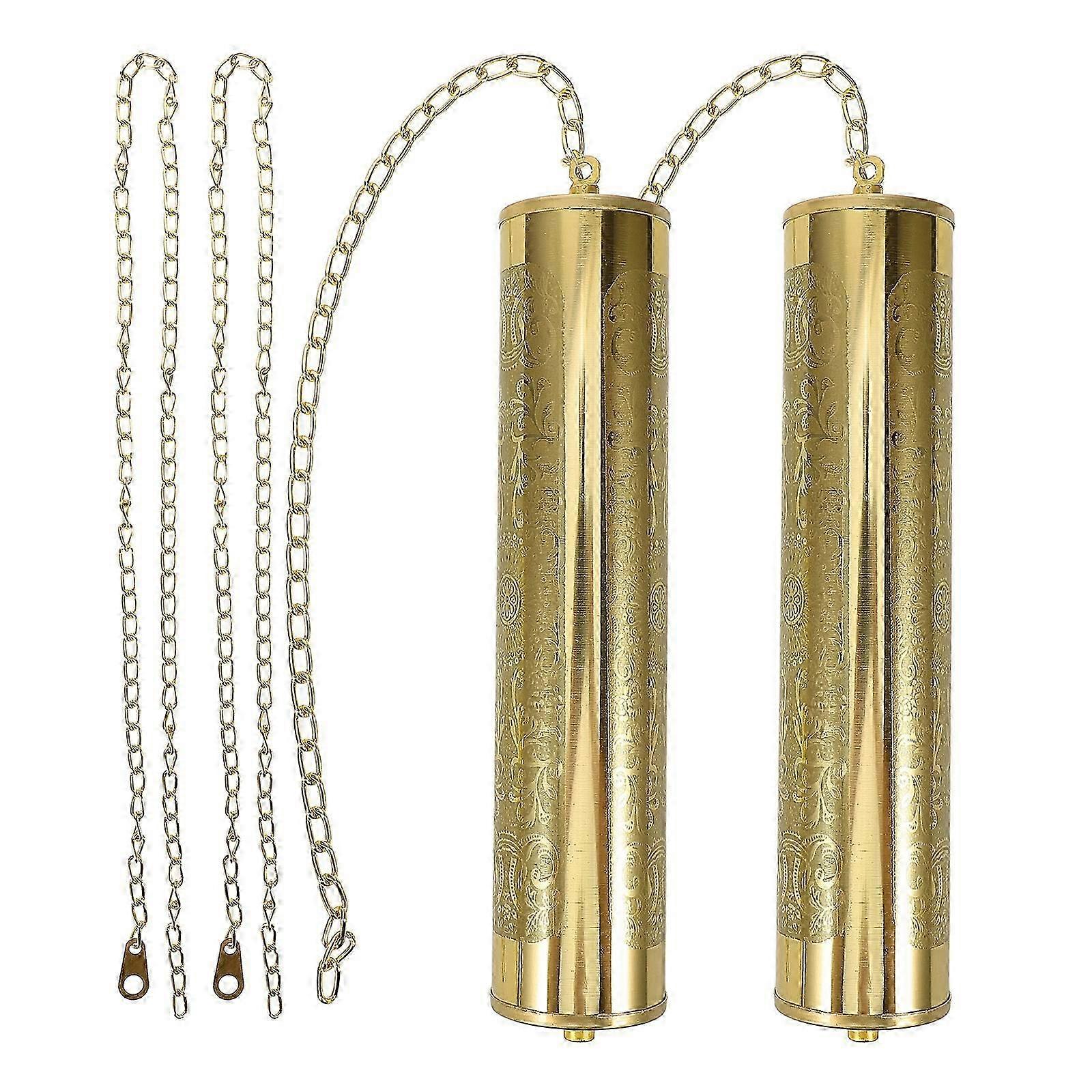 1 Set of Heavy Duty Iron Clock Weight Grandfather Clock Weight Part DIY Chain Weight Clock Wall Clock Supplyp