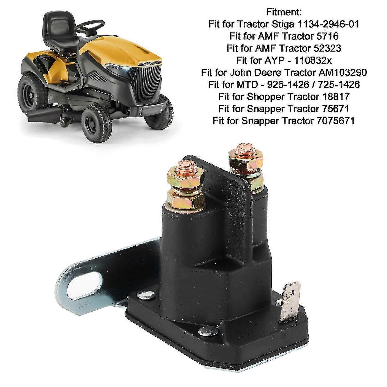 John Deere/Snapper/AMF TractorStarter Solenoid Relay Switch 9251426,7251426 12V