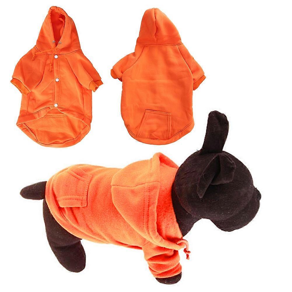 Pet Winter Warm Hoodie Coat for Dogs and Cats with Adjustable Buckle, Soft Fabric, Stylish Design in Multiple Sizes