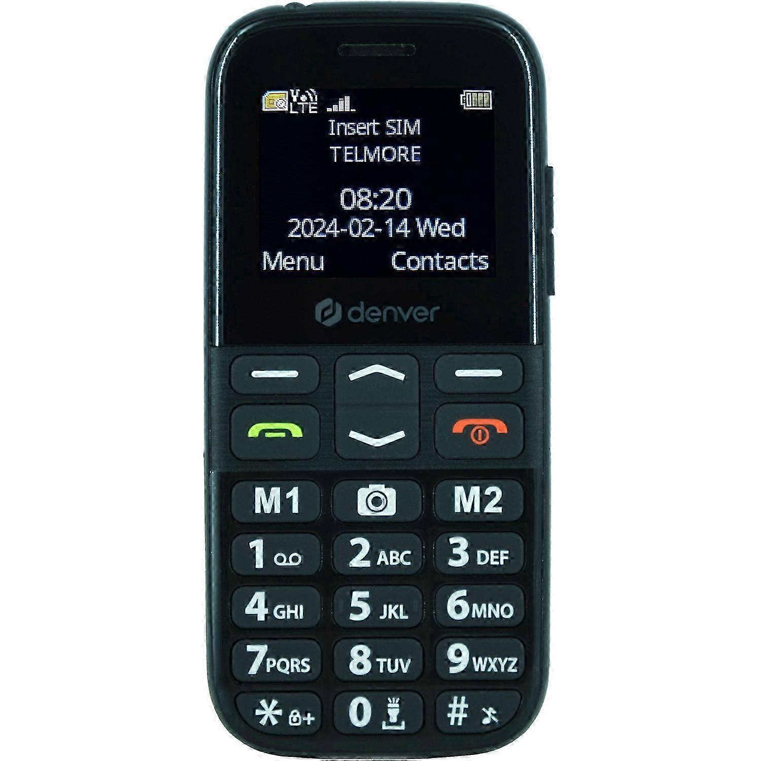4G Big Button elderly phone with SOS/alarm button and large clear buttons
