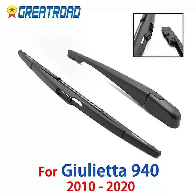 Wiper 14" Rear Wiper Blade & Arm Set Kit For Alfa Romeo Giulietta 940 2010 11 12 13 14  2020 Windshield Windscreen Rear Window