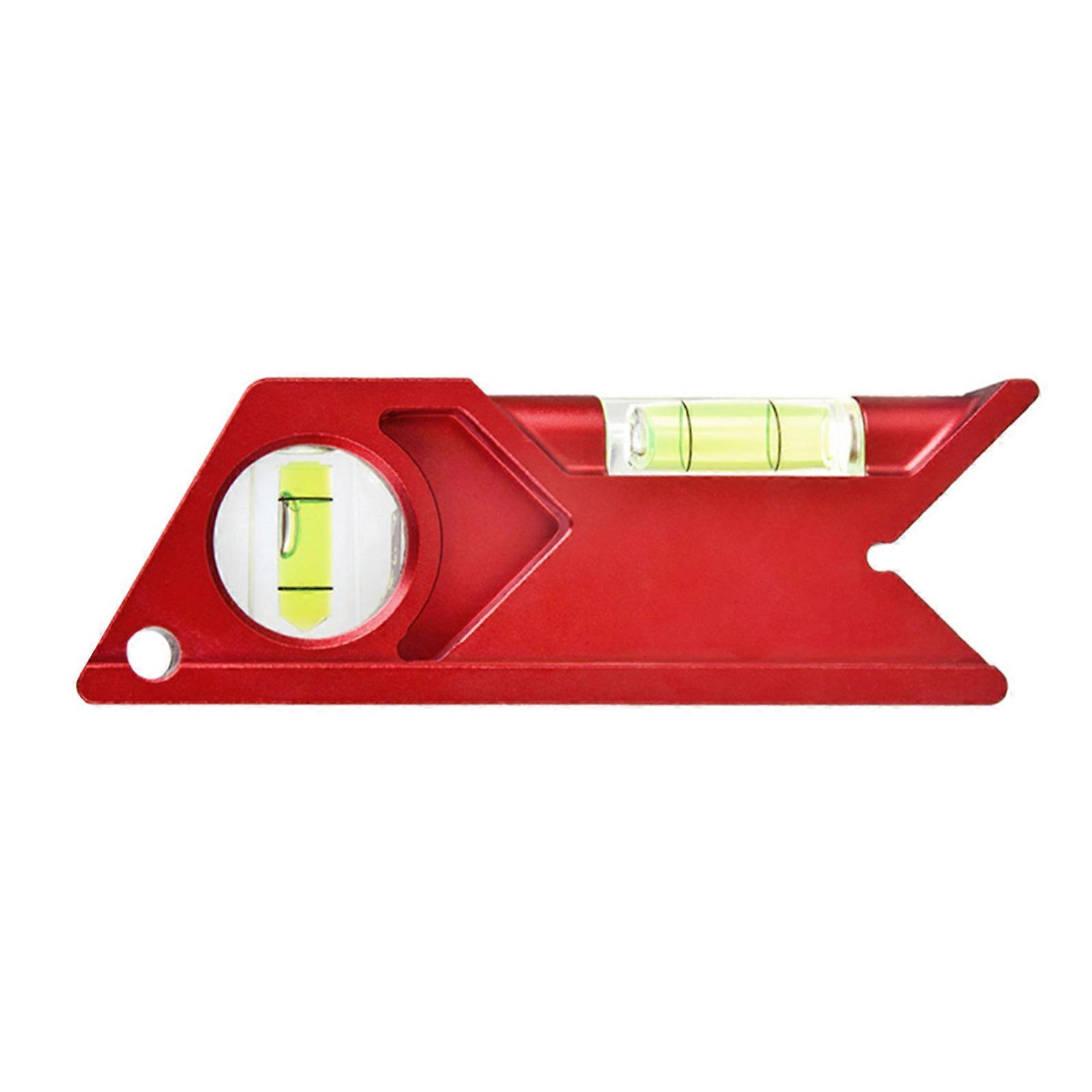 Aluminum Alloy Measuring Level Ruler Fish Shape Mini Level Easy to Use Level Essential Tool for Architects & Woodworkers