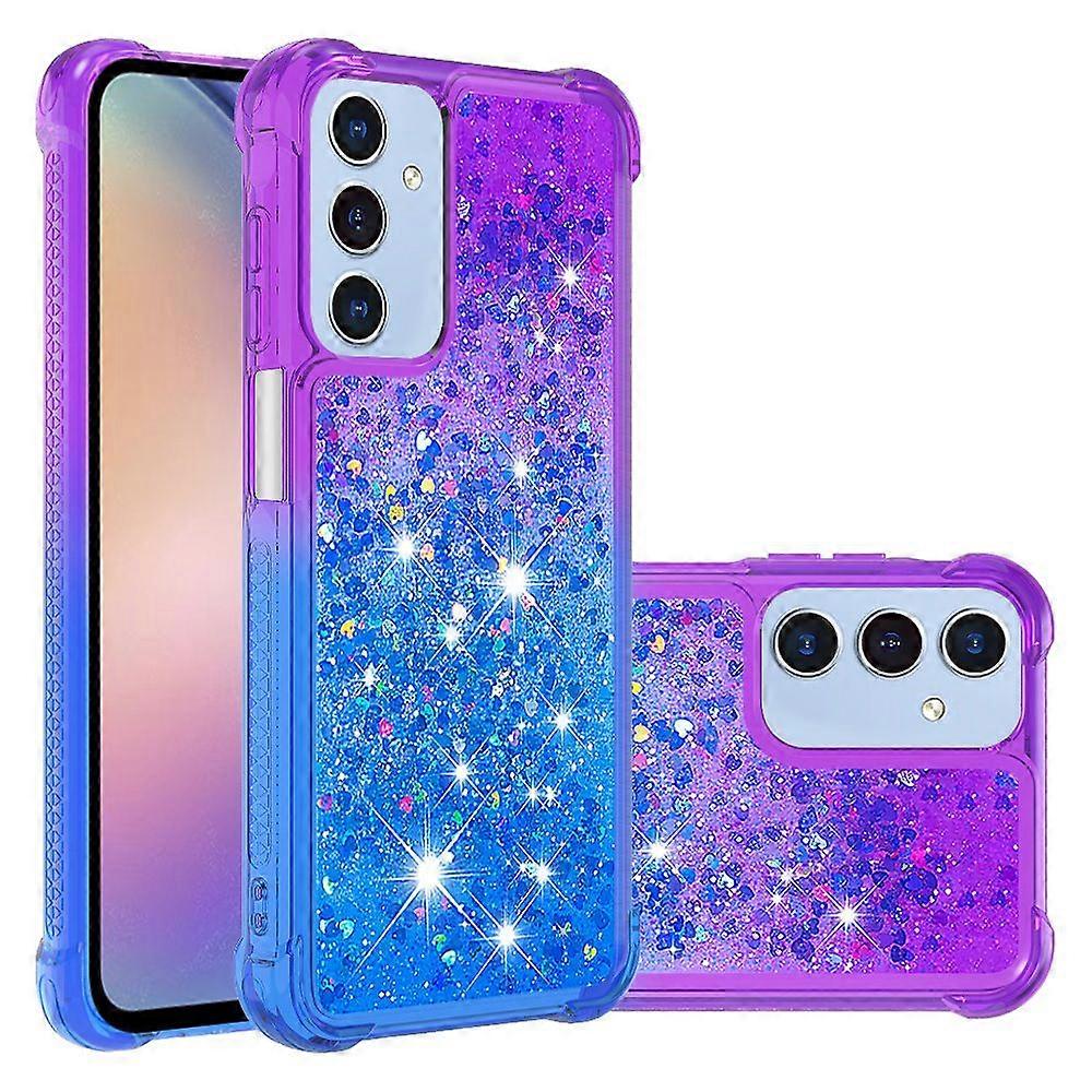Case for Samsung Galaxy A26 Liquid Glitter Funny Bling Shiny Crystal Flowing Sparkle Moving Cover Clear Bumper Compatible with Samsung Galaxy A26