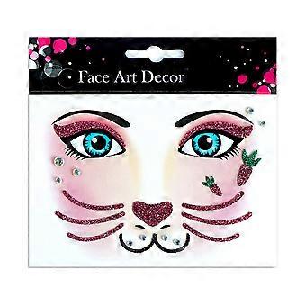 Face Gems Face Rhinestones Jewels Raves Livehouse Music Festival Glittered for Proms (Animal)