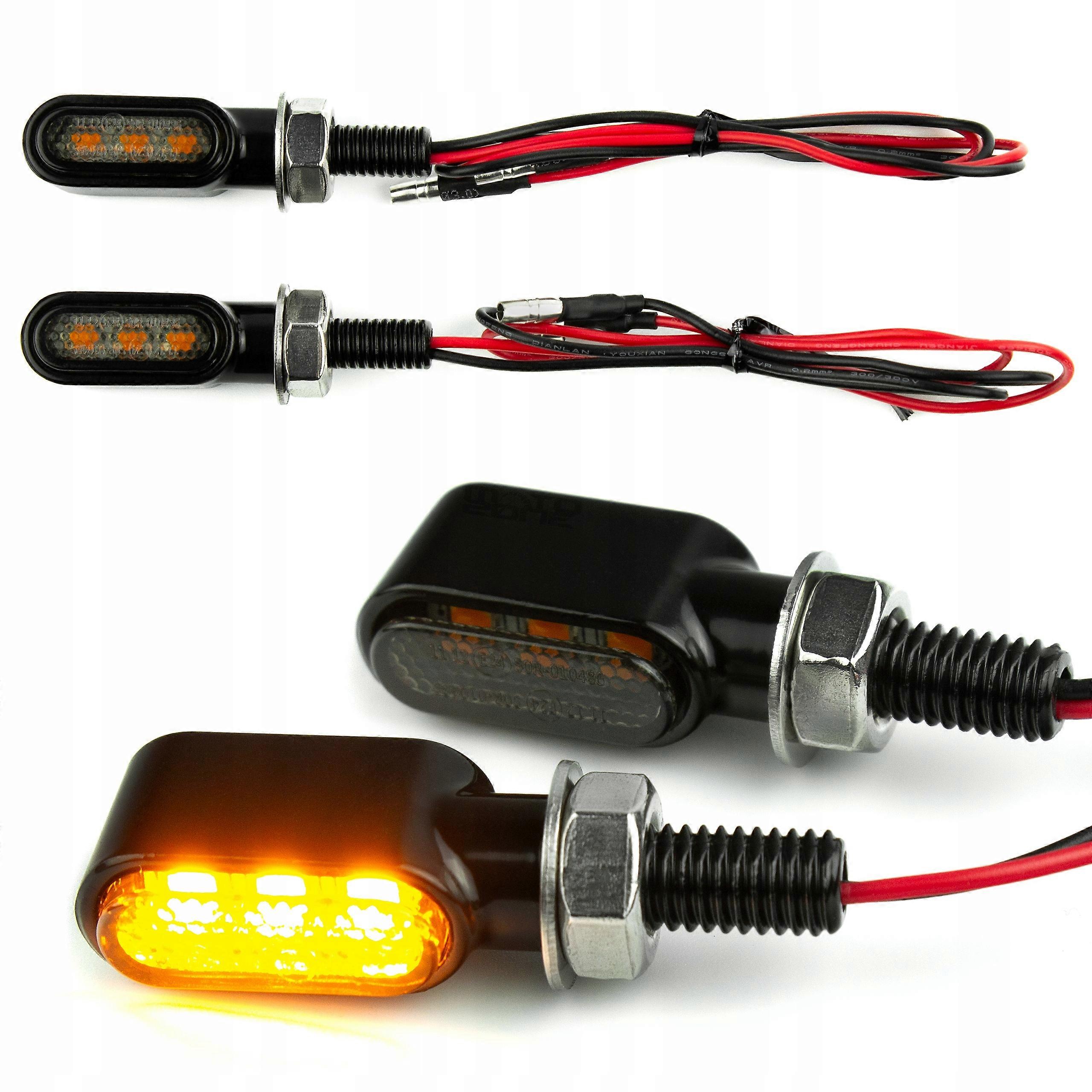 Led Turn Signals 3 Leds M6 Universal Cza