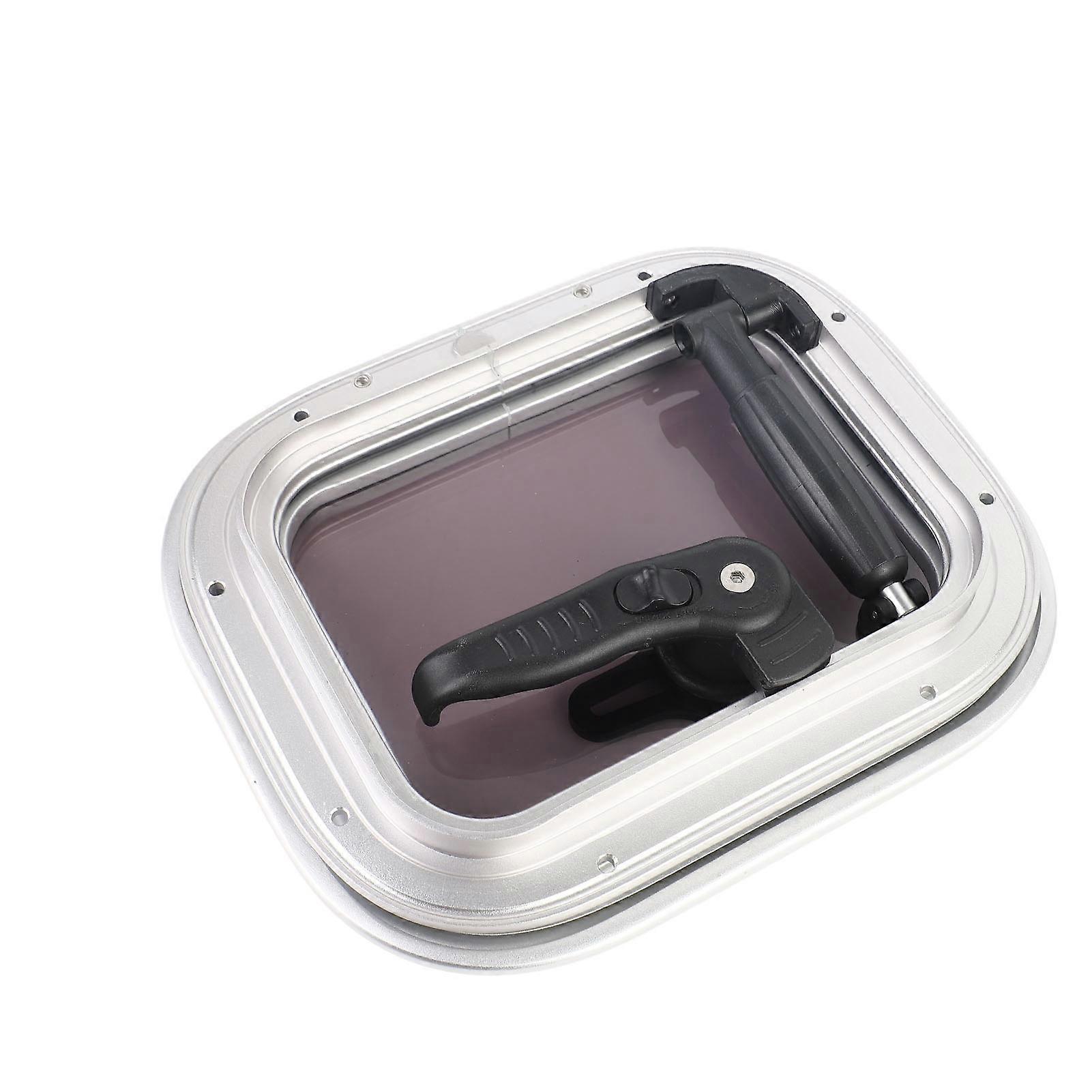 Boat Skylight with Support Rod, Heavy Duty, Rounded Corners, UV Resistant, Waterproof, for Yacht, Boat, RV