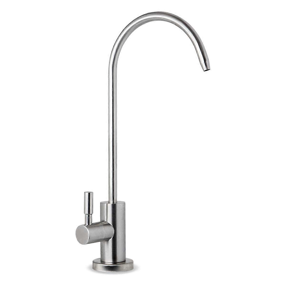 Stainless Lead-Free Reverse Osmosis Faucet for RO Water Filtration Systems, Universal Compatibility, 1/4-Inch Connection