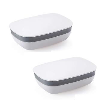 Travel soap box holder with strong seal, portable and leak-proof