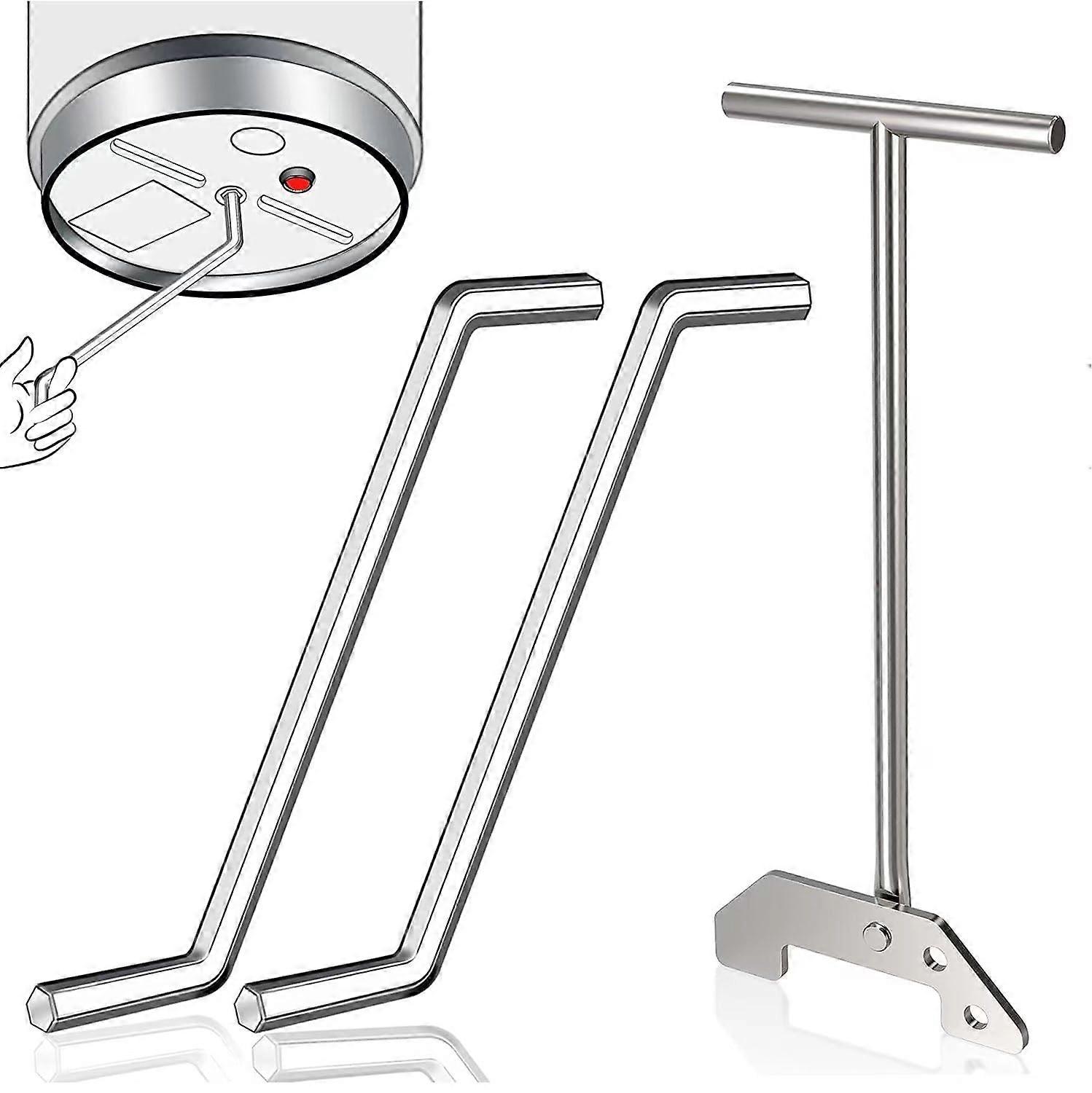 2 PCS Allen Wrench Tool for Unjamming and Removing Clogs Above The Sink