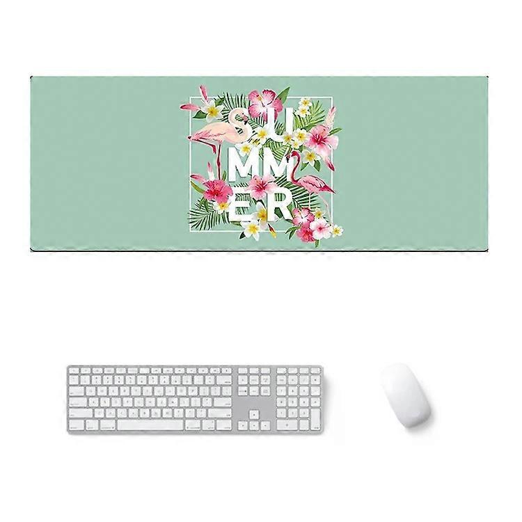 Rubber Mouse Pad-900x400x3mm,Flamingo Design,Table Mat 2 Flamingo