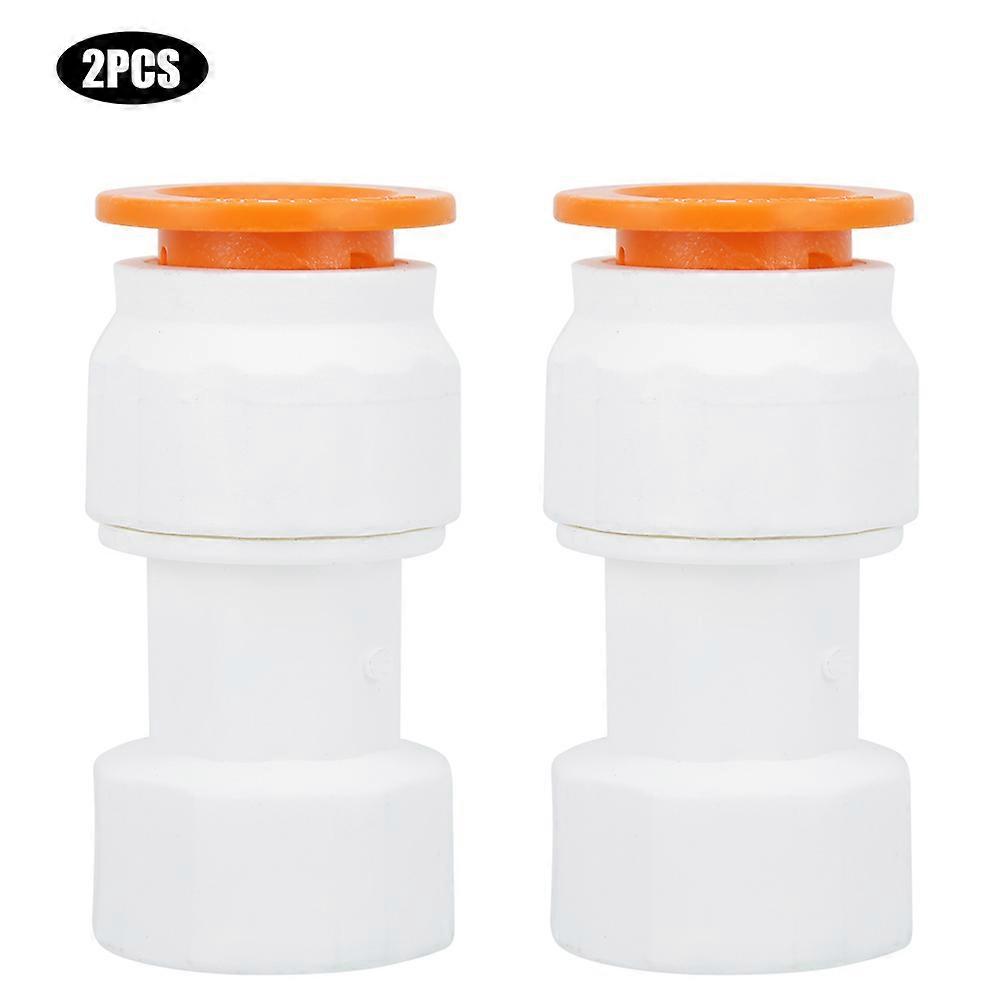 2Pcs PPR Plastic Straight Connector Water Pipe Fitting Accessories <br>