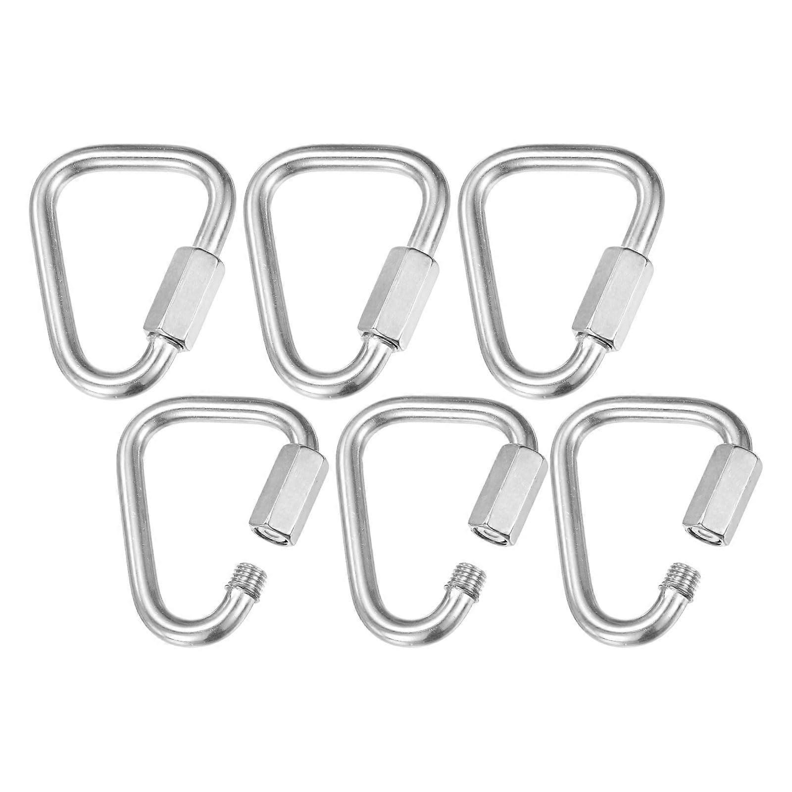 Quick Chain Link Connector Stainless Steel Locking Chain Links For Swing Sets Camping And Hiking Gear