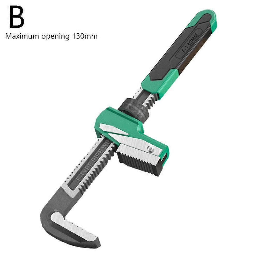 For Multi Functional F Type Pipe Clamp High Carbon Steel Wide Jaw Adjustable Wrench For Home And Professional Use