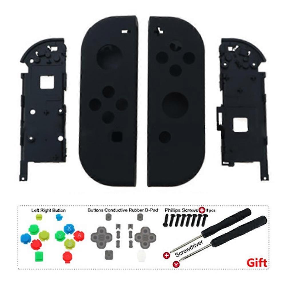 Soft Touch Grip Handheld Controller Housing with Full Set Buttons, Replacement Shell Case for Nintendo Switch Console Shell NOT Included