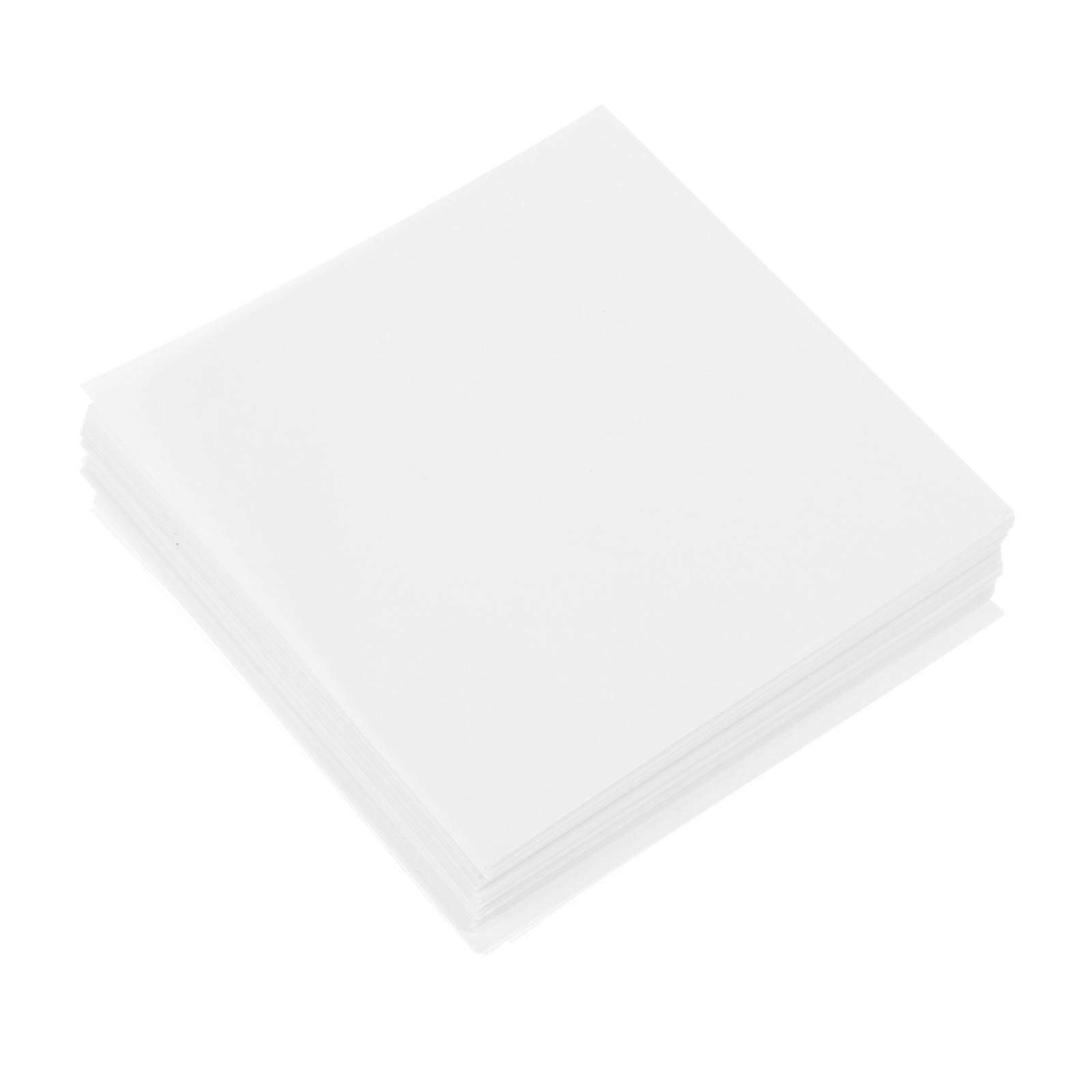 500 Sheets Laboratory Weighing Paper Square Paper Sheets for Samples Transfer