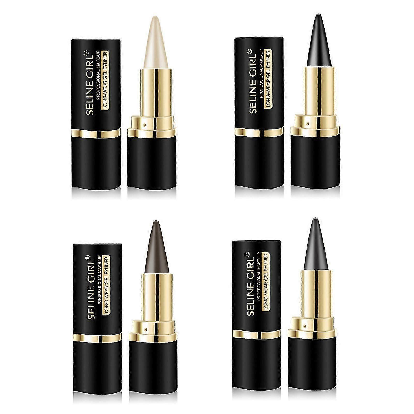 Eyeliner en gel longue tenue mat Liner naturel à séchage rapide Make Up Crème eye-liner longue durée anti-bavures