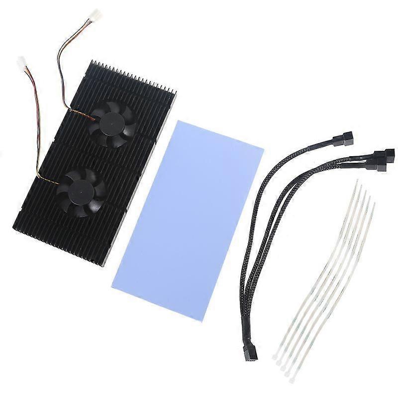 For RTX 3090 /3080/3070 PWM Dual Graphics Card Backplane Radiator 1500RPM