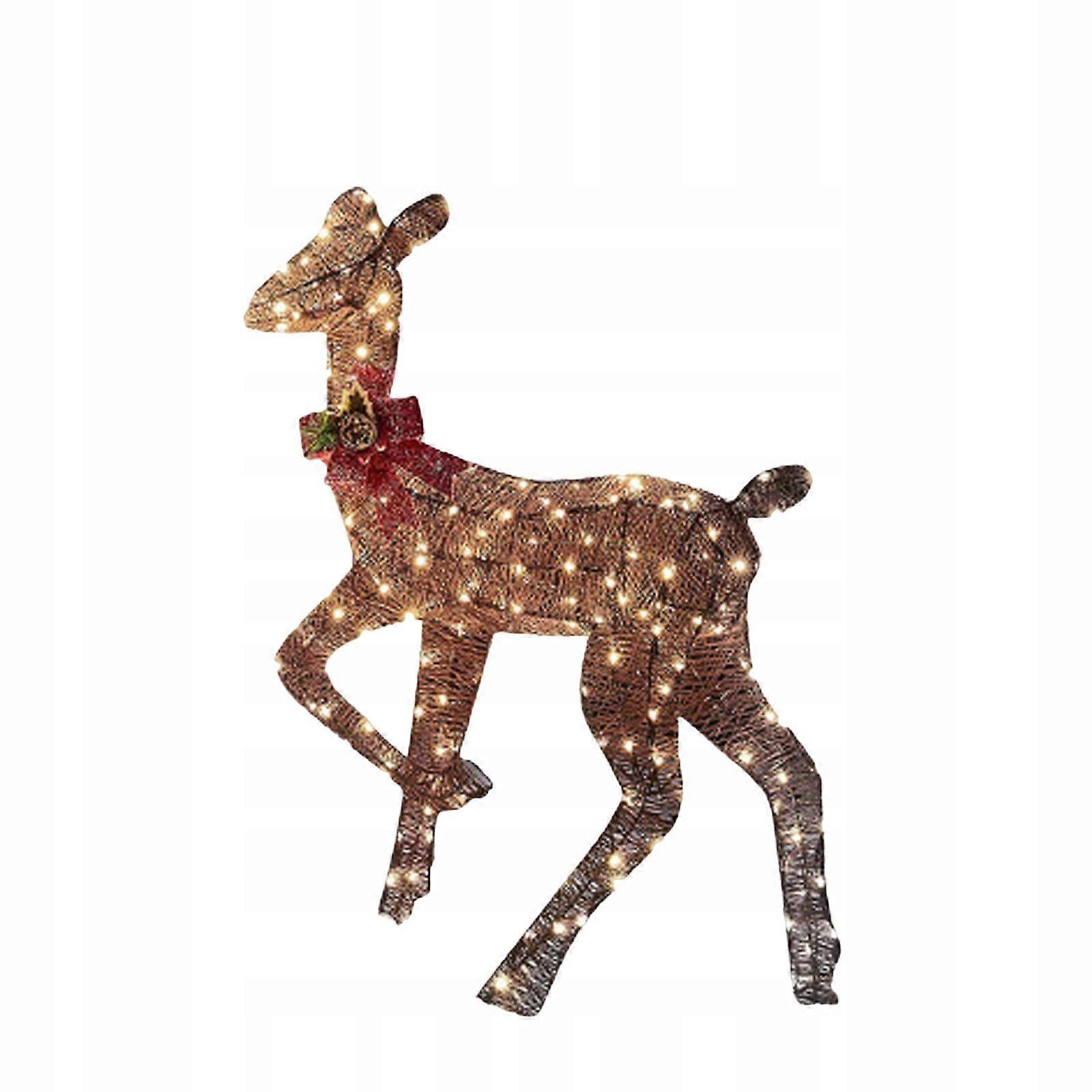Christmas Ornament With Illuminated Reindeer To