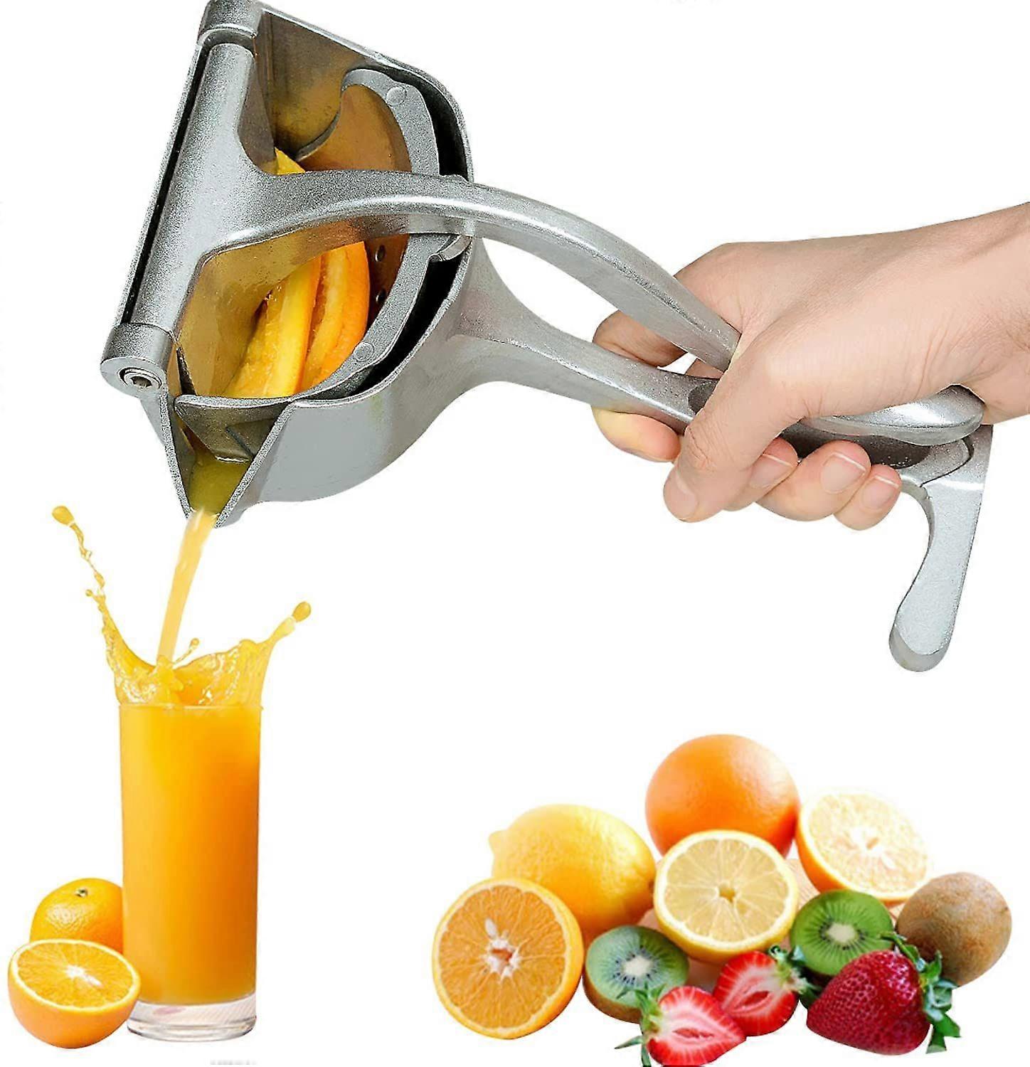 Manual Fruit Juicer Heavy Duty Single Press Lemon Squeezer Easy Clean Juicer Extractor Tool for Lemon Orange Citrus Vegetable