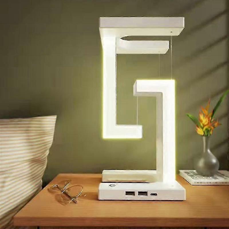 New Led Table Lamp Suspended Anti-gravity Wireless Charging Desk Light Foldable Adjustable