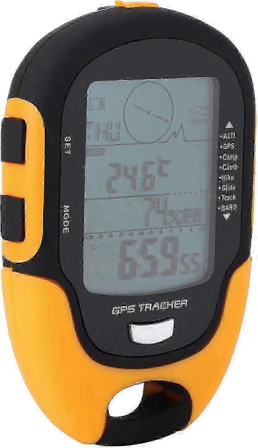 Multifunctional Digital Barometric Altimeter Compass Weather Forecast Gps Navigation Receiver Handheld Usb Rechargeable Thermometer Hygrometer Baromet