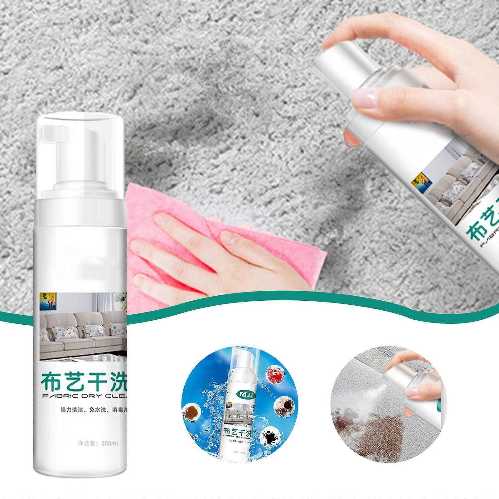 Carpet Remover Strength Stain Carpet Cleaner Curtain Sofa Muppet Wallcovering Rug Fabric Stain Removal Foam Type Curtain Carpet 200ml pp733