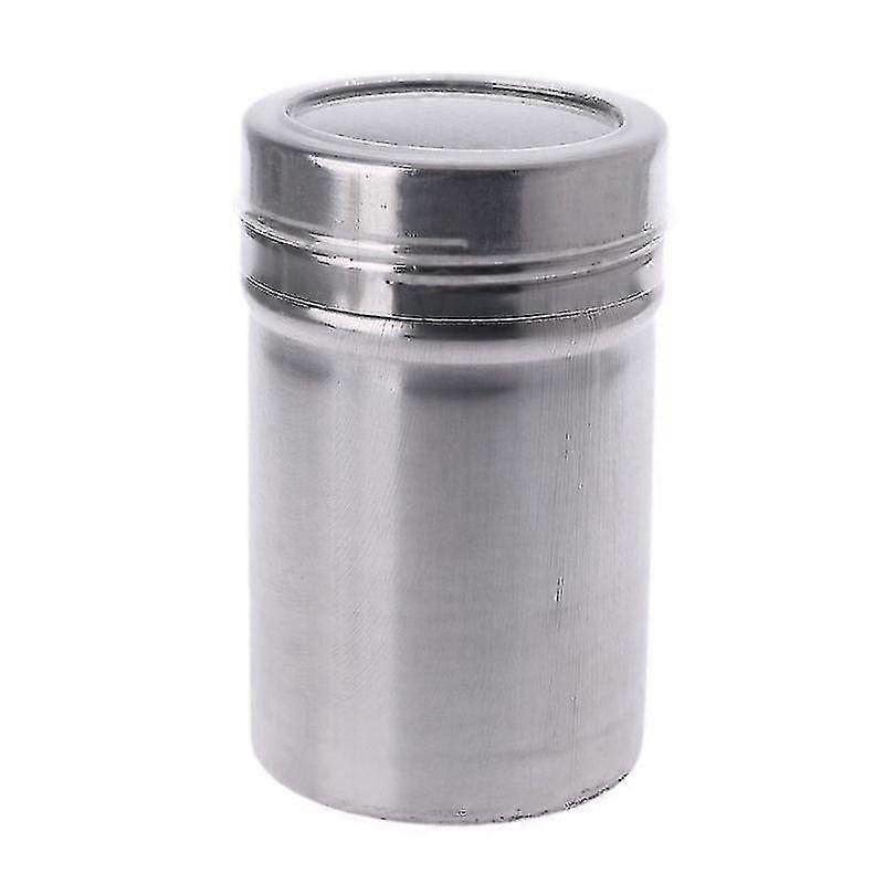 Less Steel Flour Condiment Container Chocolate Mesh Shaker Sifter Salt Dredr