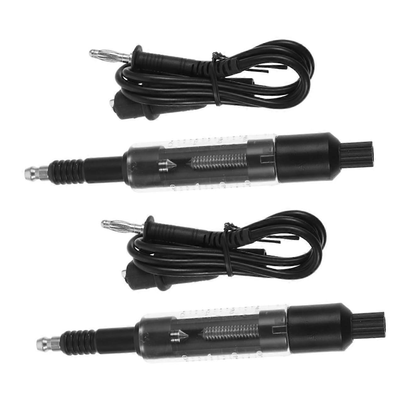 2pcs High Precision Ignition System Plug Tester Kit for Car Auto Socket Compatibility Test Tool
