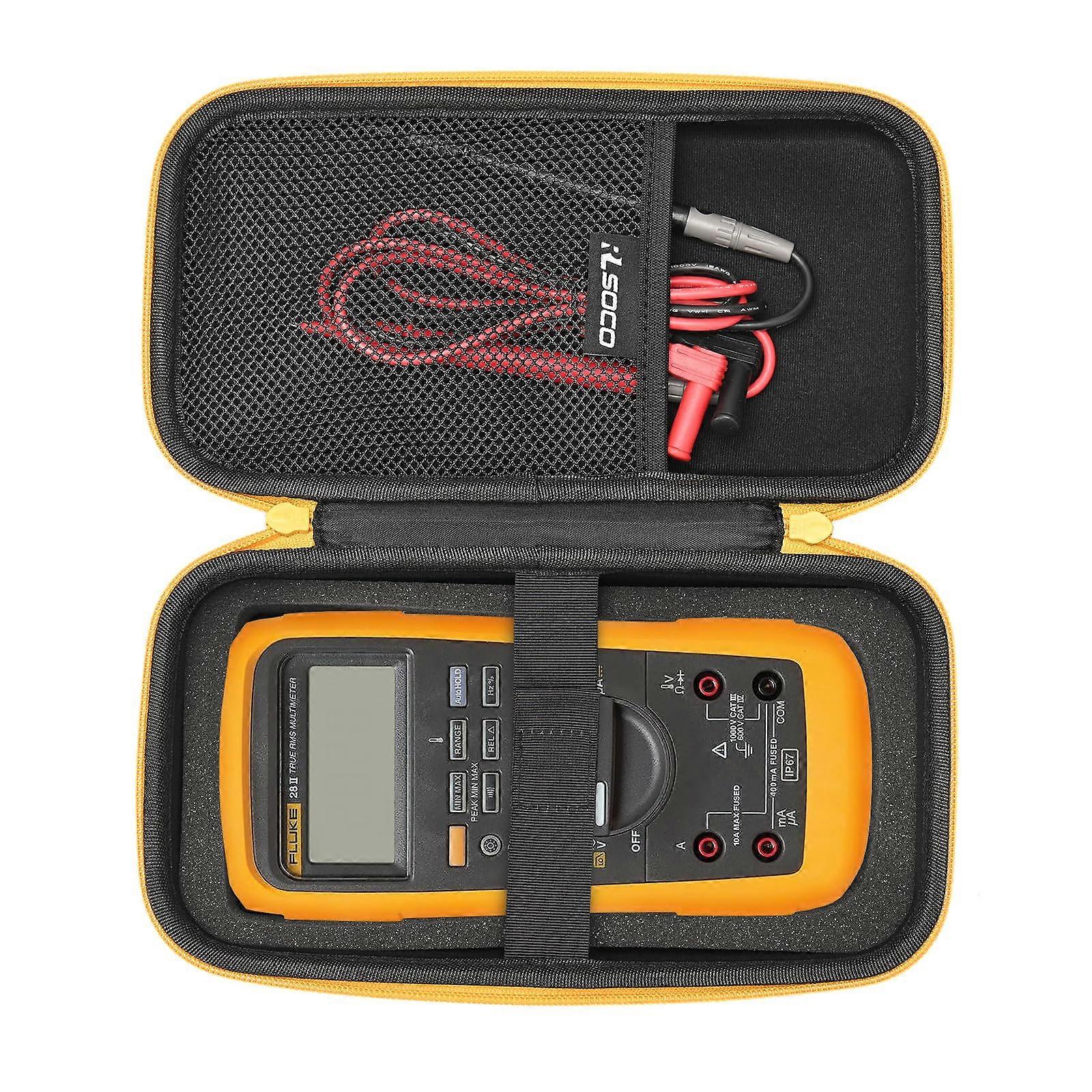 Hard Case for Fluke 28 II/187/189 Greenlee DM820A Rugged Digital Multimeter (Case Only)